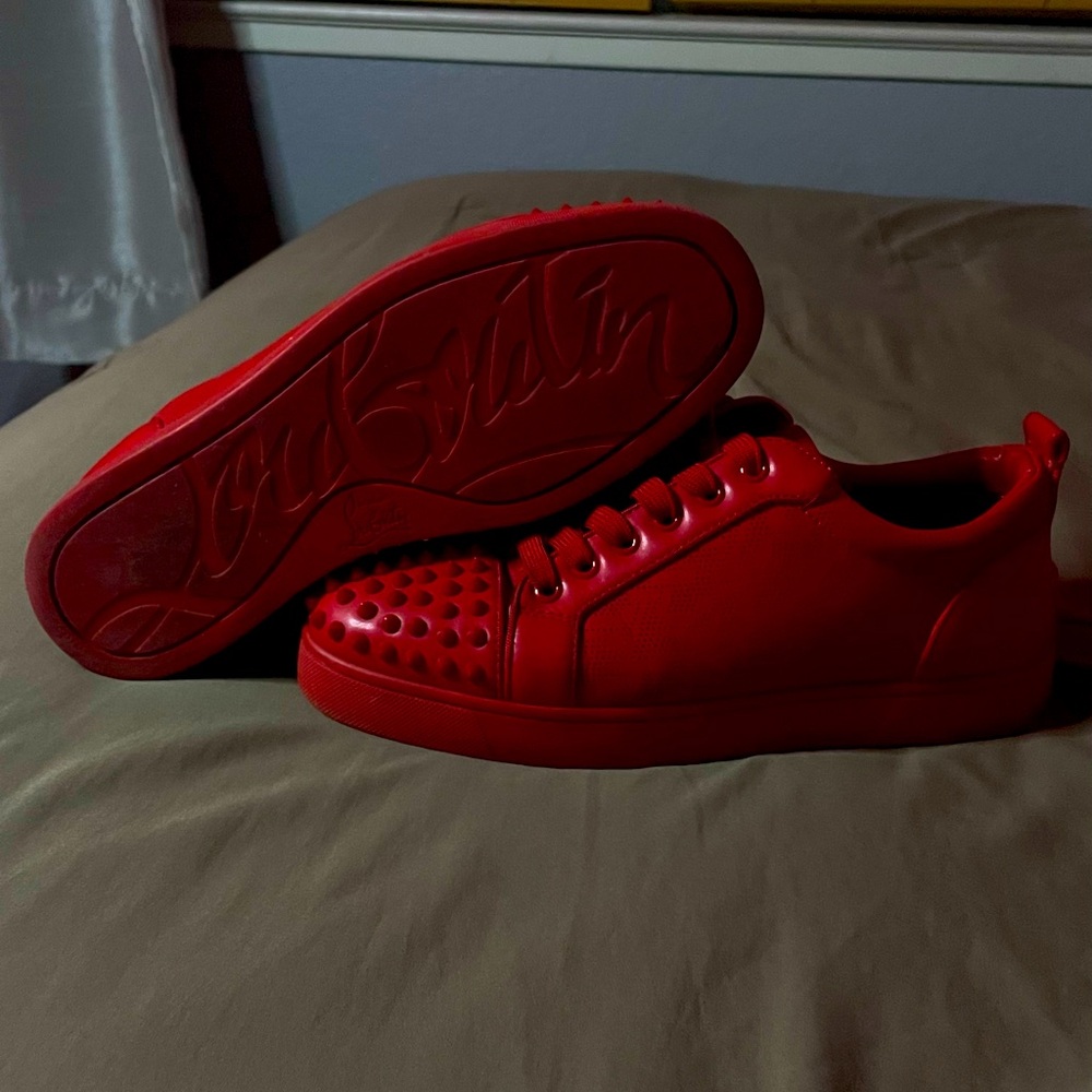 CHRISTIAN LOUBOUTIN LOUIS JR SPIKES ORLATO